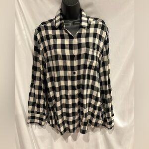 Alice + Olivia plaid flannel